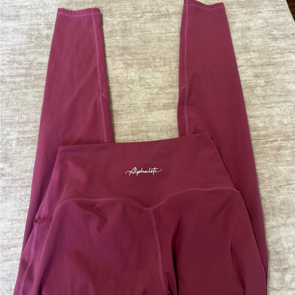 Alphalete pink leggings size small - Picture 1 of 2